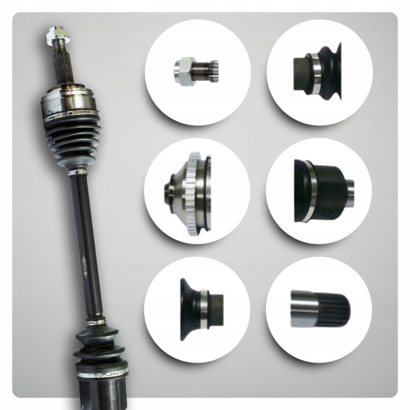 BRV  Half axle left nissan nv400 (x62) 2.3 dci 2011- new