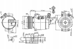 Nissens PRO/89592 NIS Air conditioning compressor opel astra g astra g classi + collision assistant #34