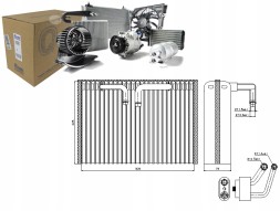 Nissens NIS92296(iMOTO) Air conditioning evaporator saab 9-5 1.9d-3.0d 09.97-12 + driver's essential #37