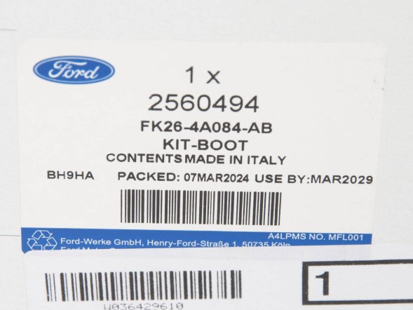 Ford OE FK26-4A084-AB Internal guard of the transit 16- vmt6 joint