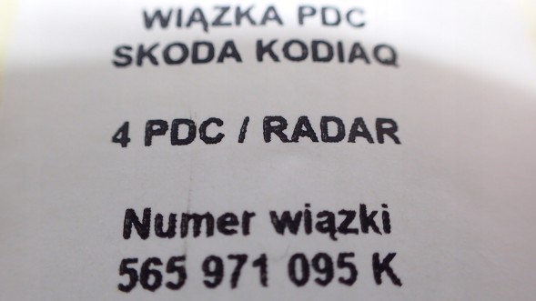 VAG-SYSTEM SKB5650KPSA000 New bumper beam front 4 pdc radar skoda kodiaq 565971095k 565 971 095k