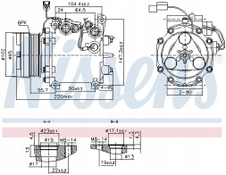Nissens  Compressor, air conditioning nissens 890879