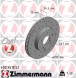 Zimmermann  Brake disc zimmermann sport coat z front mercedes e w211 02-09 295mm