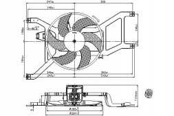 Nissens 85709/NIS Nissens radiator fan (with housing) dacia log + driver assistant #28