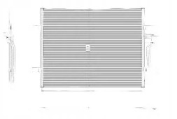 NRF 350444 Condenser air conditioning cooler with dehumidifier