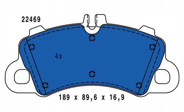 ATE  Ate brake pads. Porsche cayenne 17- front