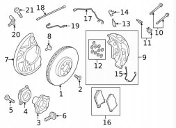 ATE Ate brake pads. Porsche cayenne 17- front