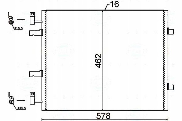 Behr Hella Service  Brh8fc 351 318-691 condenser behr hella 4417652 93 + driver assistant #33