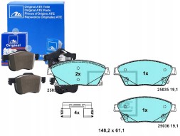 ATE  Brake pads opel front astra mokka zafira 1,6 + collision assistant #34