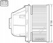 Denso DEA10053 Blower air supply fan dea10053 denso