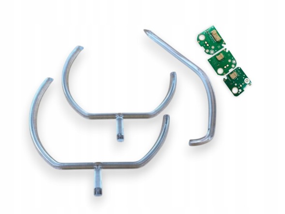 WOLLER H.169/498/B.+H.169/207/50. Fiber optic tiles front right led for bmw 3 f30 f31 lift 2016-2019