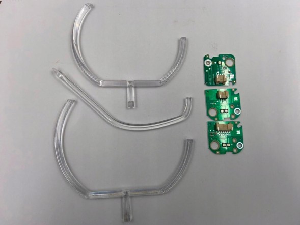 WOLLER H.169/498/B.+H.169/207/50. Fiber optic tiles front right led for bmw 3 f30 f31 lift 2016-2019