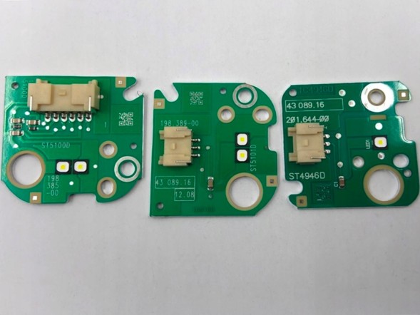 WOLLER H.169/498/B.+H.169/207/50. Fiber optic tiles front right led for bmw 3 f30 f31 lift 2016-2019