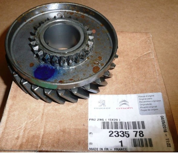 PSA  Gear 2 gear peugeot 207,208,301,307,308,407,508, 28teeth 233578