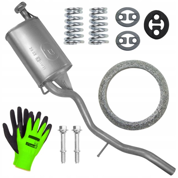 Polmostrów POL-K9U77A4V4M3N6O8 Final silencer subaru justy 3 iii 03 - 07 1.3 1.5 hatchback freebie