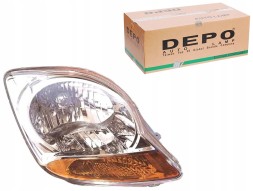 Depo  Depo headlight front lamp dep, 222-1118r-ld-em