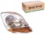 Depo  Depo headlight front lamp dep, 222-1118r-ld-em