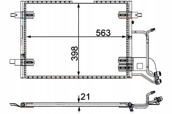 Hella 1007337562 HEL Hel8fc 351 301-401 air conditioning cooler condenser + driver assistant #33