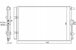 Nissens NIS940573(iMOTO) Air conditioning condenser kia soul 1.6 02.09- nissen + driver's essential #37