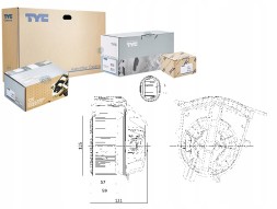 TYC TYC528-0002/RS1 Blower fan tyc 8ew351044281 698816 v46030 + set collision #23