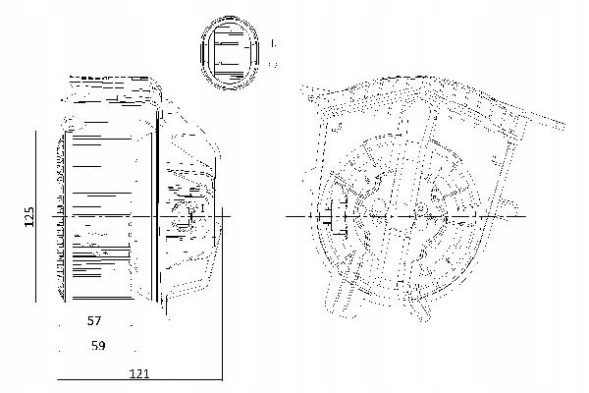 TYC TYC528-0002/RS1 Blower fan tyc 8ew351044281 698816 v46030 + set collision #23