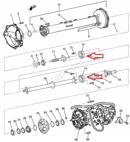 Timken 88894026 Joint of the bearing shaft chevrolet corvette c6 05-13
