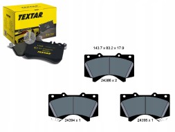 Textar  Tex2438601 brake pads toyota front landcruiser 08 + driver assistant #33