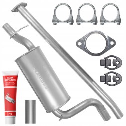Ferroz FRZ-Z5G08T9N3L8K0V7 Center silencer ford focus ii 2 mk2 04 - 11 1.6 tdci 1.8 sedan kombi