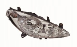 Depo  Headlight left peugeot 307 2001-2005 depo h1 / h7