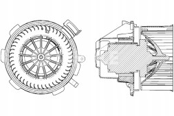 Mahle AB 88 000P Blower fan mercedes sprinter 3.5-t b906 sprinter 3-t b906