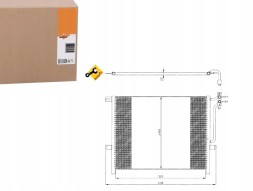 NRF 86227828 NRF Nrf35589 air conditioning condenser bmw e46 + driver assistant #33