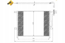 NRF 86227828 NRF Nrf35589 air conditioning condenser bmw e46 + driver assistant #33