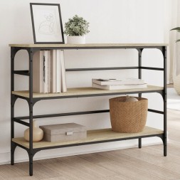 Facar 839049 Vidaxl console table, sonoma oak, 100x32x75 cm