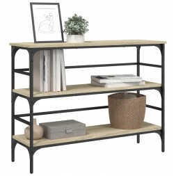 Facar 839049 Vidaxl console table, sonoma oak, 100x32x75 cm