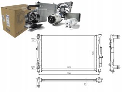 Nissens NIS60308A(iMOTO) Engine cooler audi a4 a6 skoda superb i vw pa + driver's essential #37