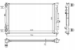 Nissens NIS60308A(iMOTO) Engine cooler audi a4 a6 skoda superb i vw pa + driver's essential #37