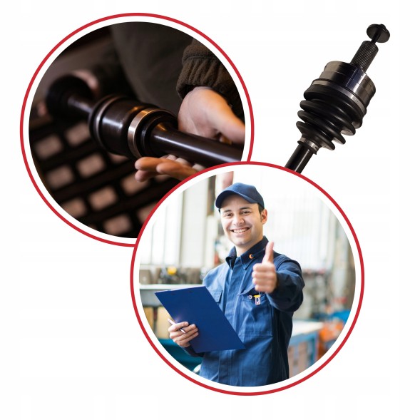 BRV  Half axle left volvo s60 iii (224) 2.0 t4 t5 t6 +awd automat 8b new