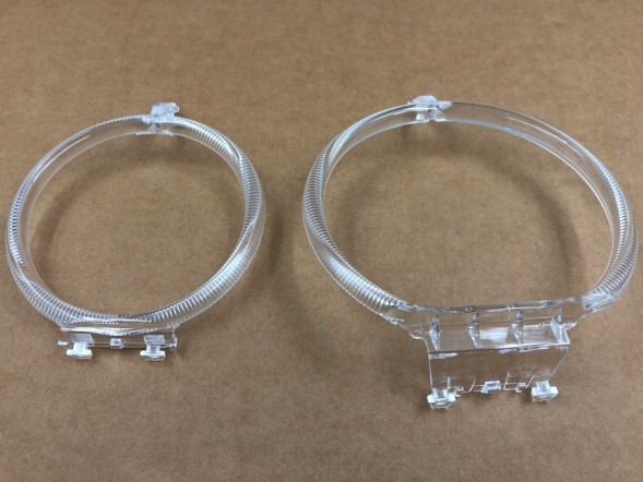 WOLLER H.169/499/A.+H.169/499/B. Rings right left front lamp xenon for bmw 5 f10 lift 2013-17