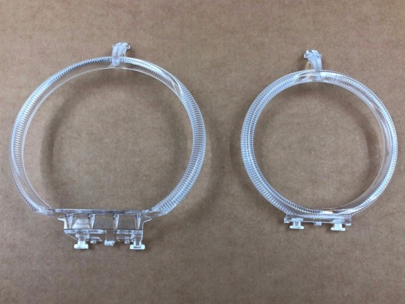 WOLLER H.169/499/A.+H.169/499/B. Rings right left front lamp xenon for bmw 5 f10 lift 2013-17