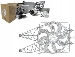 Nissens NIS85569(iMOTO) Radiator fan (with housing) abarth grande pu + driver's essential #37
