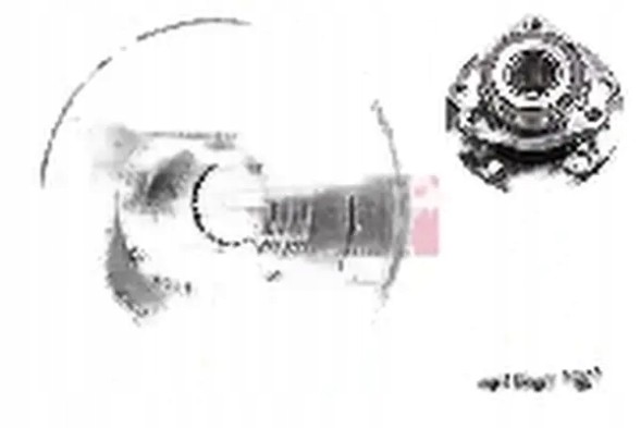 Schaeffler FAG  Wheel bearing front 713 6109 90 fag audi a3