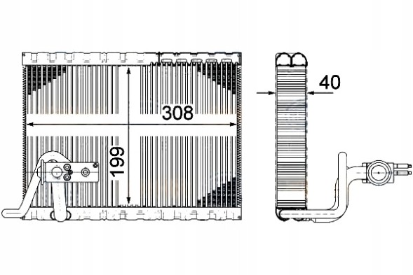 Hella 8FV 351 331-501 HEL/GIFT Air conditioning evaporator citroen ds5 peugeot 3008, 50 + driver assistant #31