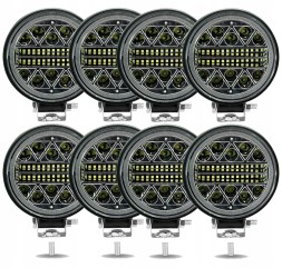 CHINA  8 Pcs strong led work lamp 102w car headlight searchlight 9-30v