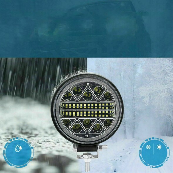 CHINA  8 Pcs strong led work lamp 102w car headlight searchlight 9-30v