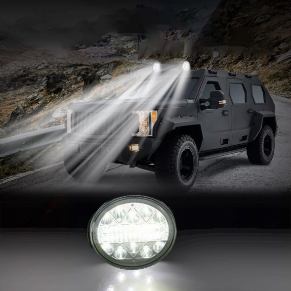 CHINA  8 Pcs strong led work lamp 102w car headlight searchlight 9-30v