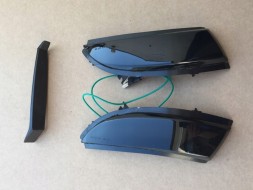 WOLLER YELLOW BLUE RENAULT Flashers dynamic mirrors for renault clio iv mk4 bh rs kh 2013 -16