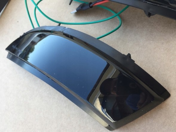 WOLLER YELLOW BLUE RENAULT Flashers dynamic mirrors for renault clio iv mk4 bh rs kh 2013 -16