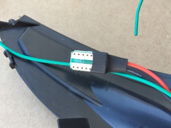 WOLLER YELLOW BLUE RENAULT Flashers dynamic mirrors for renault clio iv mk4 bh rs kh 2013 -16