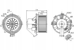Nissens 87106 NIS/GIFT Mercedes sprinter 3 5-t blower (906) sprinter 3- + driver assistant #31