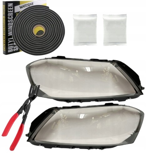 AutoDor  Vw passat b7 front lamp shade left right glue pliers absorber